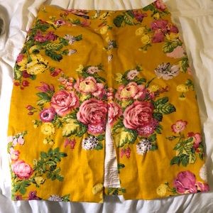 Dolce & Gabbana floral pencil skirt